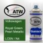 Preview: Volkswagen, Royal Green Pearl Metallic, LC6N / N4: 400ml Sprühdose, von ATW Autoteile West.